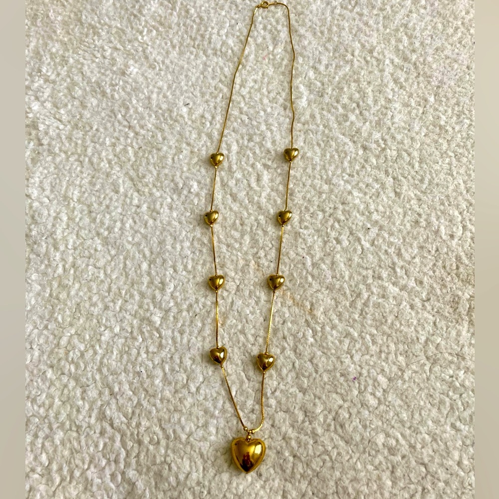 Korea heart necklace